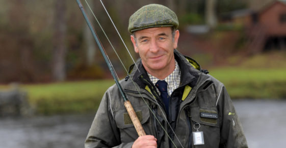 Robson Green fishing on the River Dee