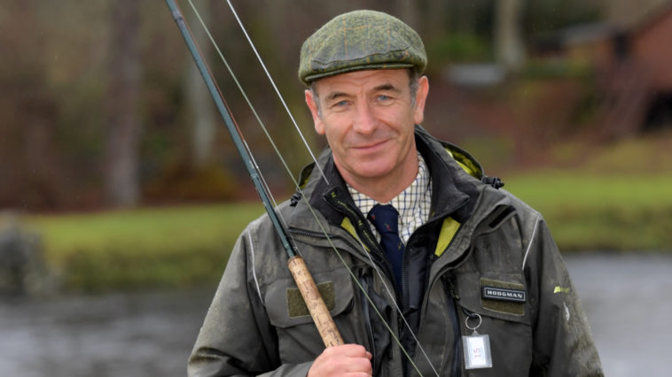 Robson Green fishing on the River Dee