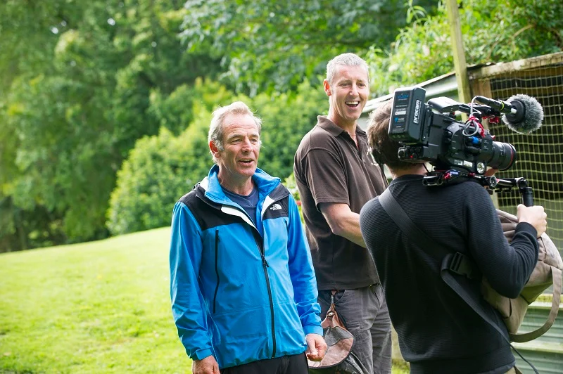 Robson Green at the Cumberland Bird of Prey Centre