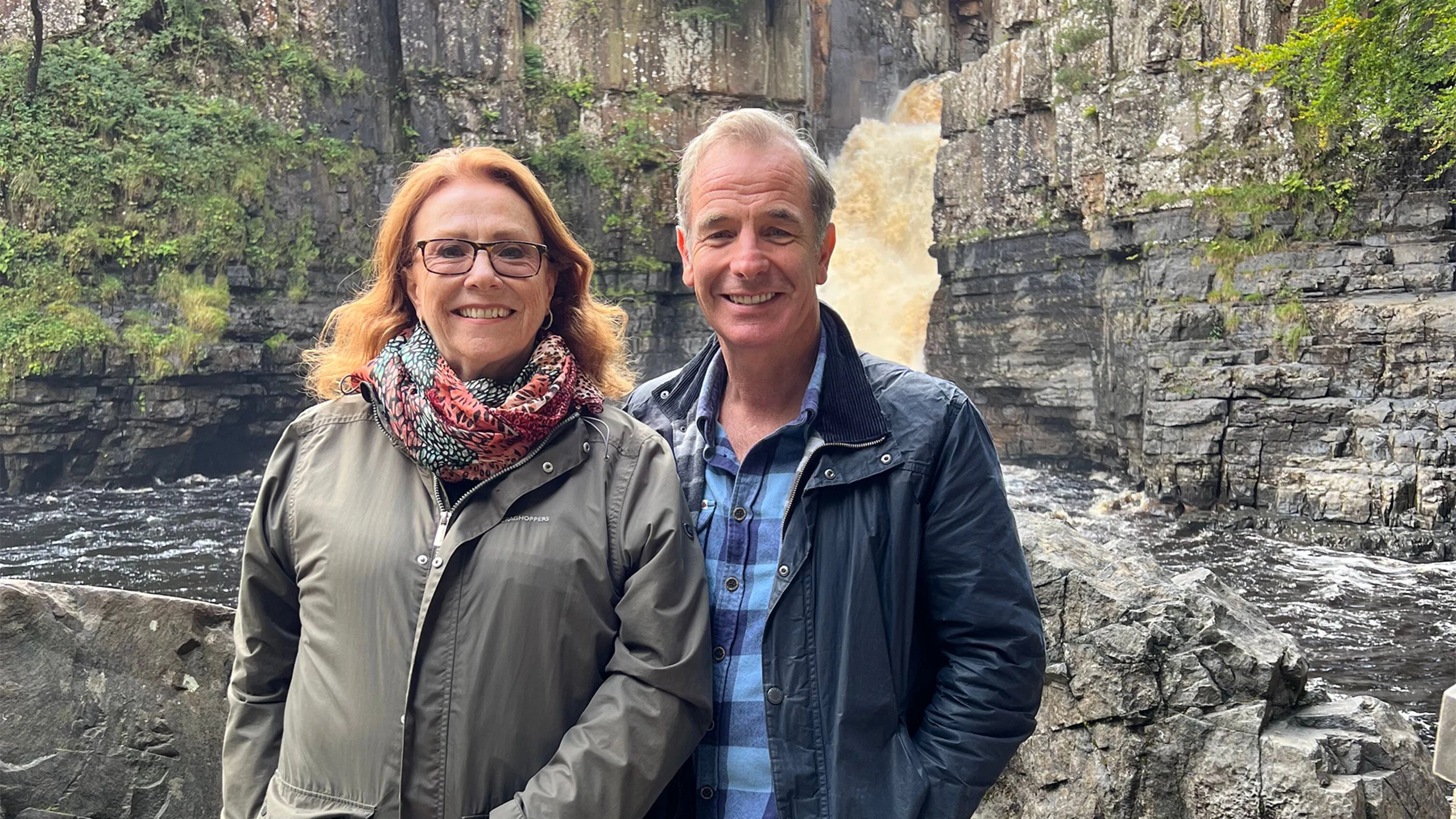Melanie Hill and Robson Green