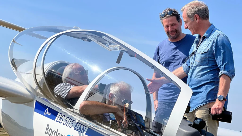 Robson Green with his nephew Daymon and his uncle Matheson