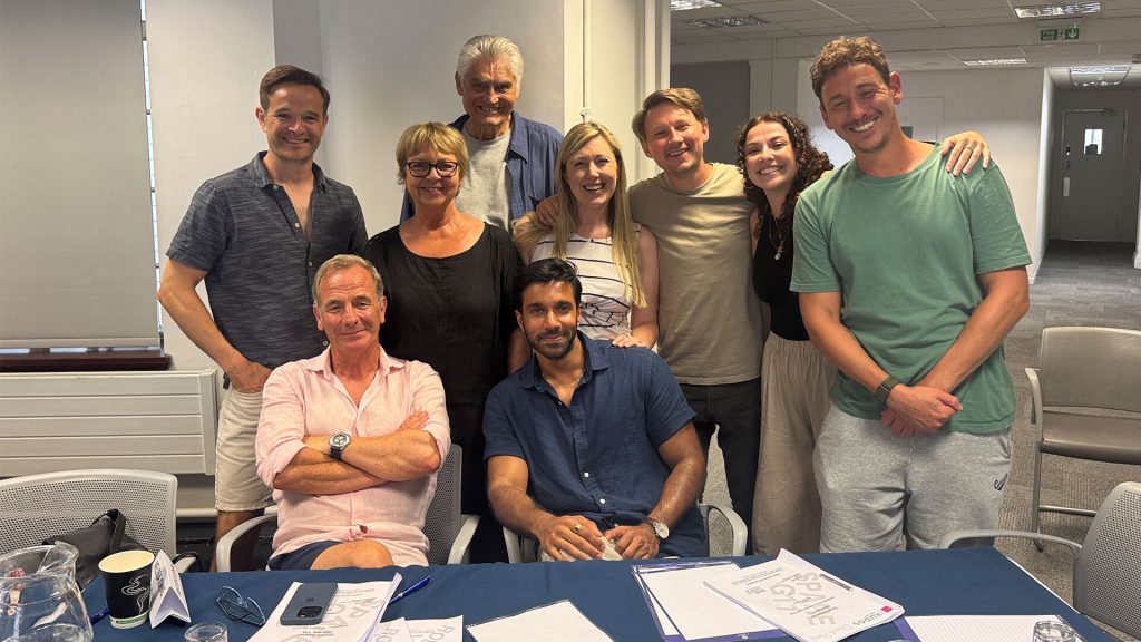 The cast at the Season 11 read-through (Kudos, ITV and MASTERPIECE)