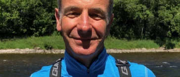 Robson Green on the River Dee