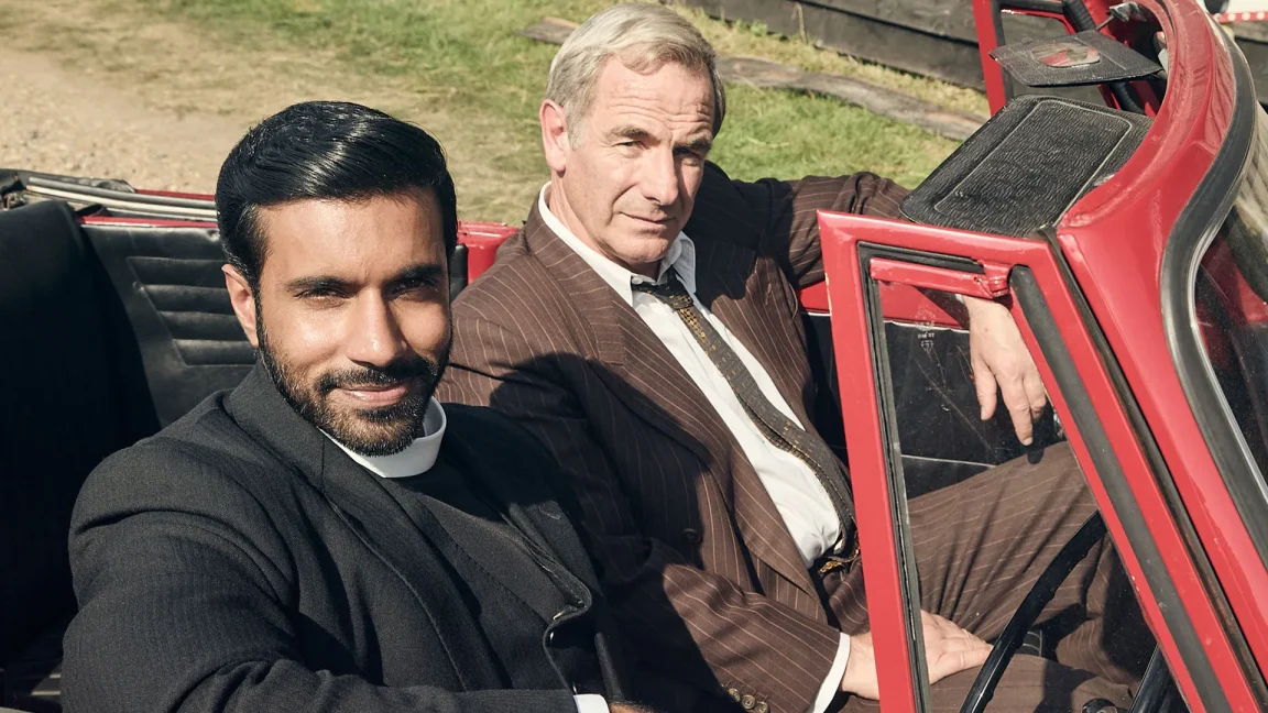 Robson and Rishi in Grantchester Season 11