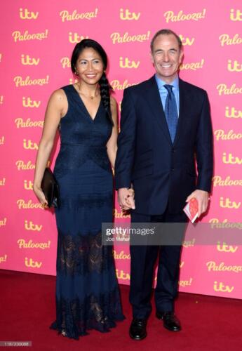 Zoila Short and Robson Green attend the ITV Palooza 2019 at The Royal Festival Hall on November 12, 2019 in London. 