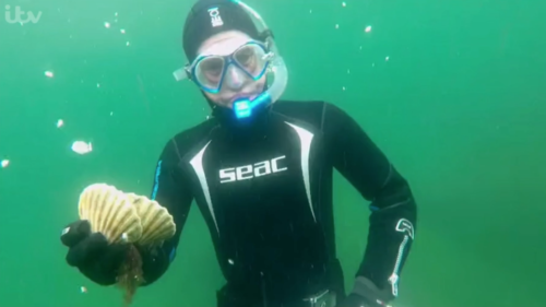 For the Love of Britain S1 E3 - Robson Green dives for scallops off the Isle of Skye