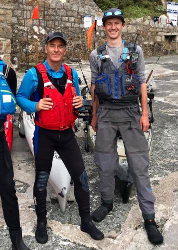 Kayak fishing in Cornwall